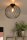 Deckenlampe Metall Schwarz rund Ø40 cm E27 modern