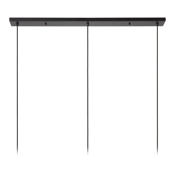 Pendelleuchte Metall Schwarz E27 L:130 cm modern