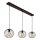 Pendelleuchte Metall Schwarz E27 L:130 cm modern