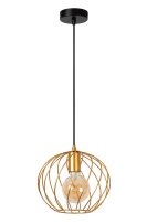 Hängelampe Messing Gitter Ø25 cm E27 modern edel