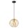 Hängelampe Messing Gitter Ø25 cm E27 modern edel