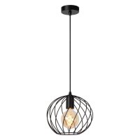 Hängelampe Schwarz Gitter Ø25 cm E27 modern edel