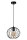 Hängelampe Schwarz Gitter Ø25 cm E27 modern edel