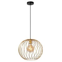 Pendelleuchte Messing Schwarz E27 Ø40 cm modern