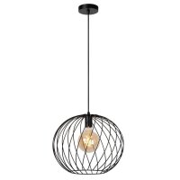 Hängelampe Schwarz E27 Ø40 cm modern edel rund