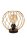 Tischlampe Schwarz E27 H:22,5 cm modern edel rund