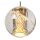 LED Pendelleuchte Glas Messing 2700 K L:84 cm edel