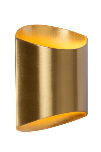 Wandlampe Messing G9 L:16 cm Up Down modern edel