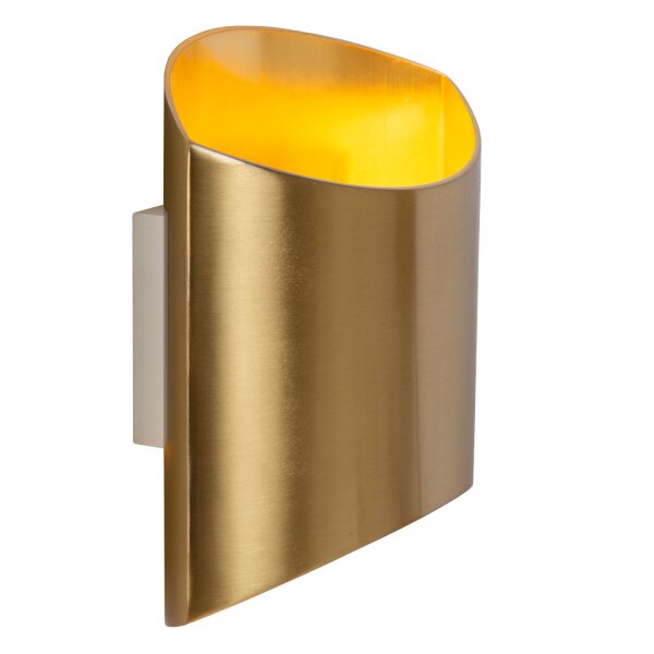 Wandlampe Messing G9 L:16 cm Up Down modern edel