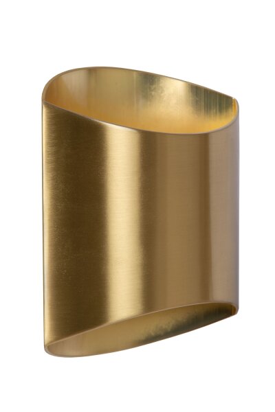 Wandlampe Messing G9 L:16 cm Up Down modern edel