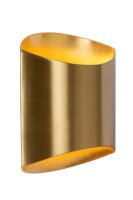 Wandlampe Messing G9 L:16 cm Up Down modern edel