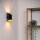 Wandlampe Schwarz Messing G9 H:18 cm Up Down edel