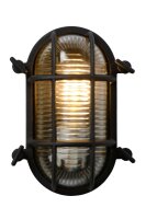 Außenwandleuchte Schwarz IP65 H:19 cm modern edel