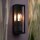 Wandlampe Außen Metall Schwarz IP65 H:25,8 cm edel
