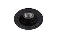 Einbaustrahler Metall Schwarz GU10 B:9 cm modern