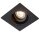 Einbauspot Metall Schwarz GU10 B:9 cm modern edel