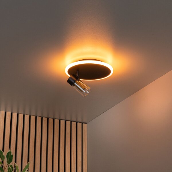LED Deckenleuchte Fernbedienung 2200 K B:23 cm edel
