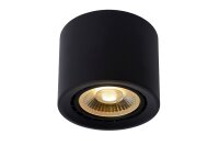 Aufbaustrahler Metall Schwarz 2200 K &Oslash;12 cm edel