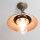Lampe dextérieur en bronze antique en laiton verre