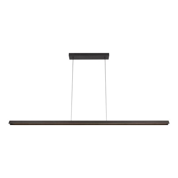 LED Hängelampe Holz Schwarz 2200 K L:180 cm edel