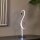 LED Tischleuchte Aluminium Rosa Fernbedienung H:49 cm