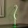LED Tischleuchte Aluminium Rosa Fernbedienung H:49 cm