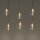 LED Hängelampe Glas Metall 8-flammig 2700 K L:140 cm