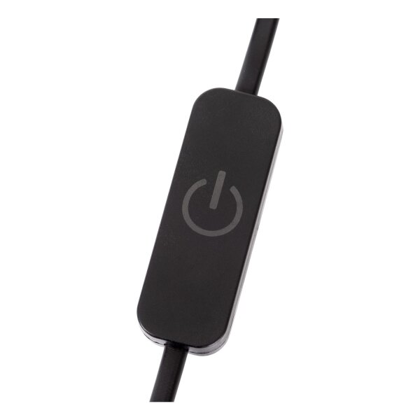 LED Tischleuchte Glas Bernstein Messing 2500 K H:31 cm