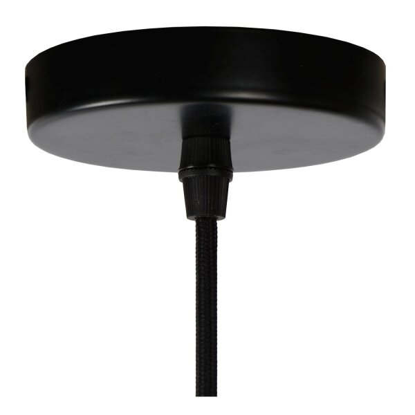 Pendelleuchte Porzellan Metall Messing E27 B:19 cm