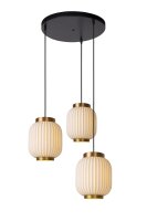 Pendelleuchte Porzellan Messing E27 L:54 cm modern
