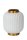 Tischlampe Porzellan Messing E14 H:23 cm modern edel