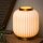 Tischlampe Porzellan Messing E14 H:23 cm modern edel