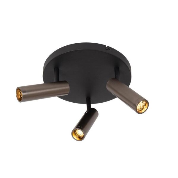 Deckenspot verstellbar Grau GU10 modern edel rund