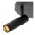 Deckenspot Aluminium Schwarz GU10 3-flammig modern