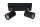 Deckenspot Metall Schwarz 2200 K L:22 cm verstellbar
