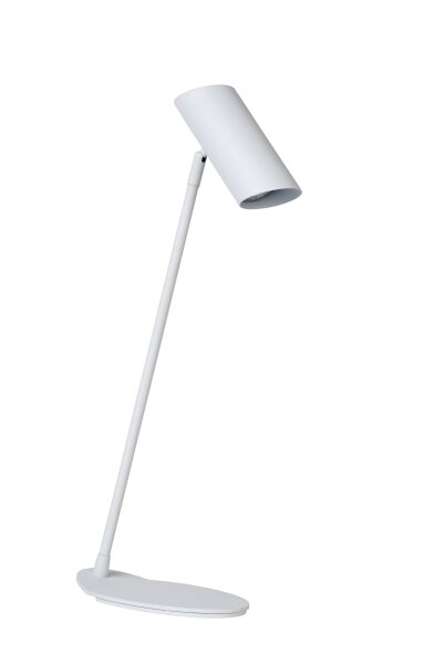 Tischleuchte Metall Weiß GU10 H:54 cm modern edel