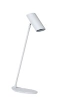 Tischleuchte Metall Weiß GU10 H:54 cm modern edel