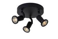 Deckenspot flexibel Weiß 4-flammig GU10 B:24 cm edel