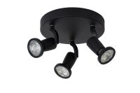 Deckenspot flexibel Weiß 4-flammig GU10 B:24 cm edel