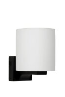 Wandlampe Glas Metall Schwarz G9 IP44 L:15 cm edel