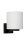 Wandlampe Glas Metall Schwarz G9 IP44 L:15 cm edel