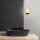Wandlampe Glas Metall Schwarz G9 IP44 L:15 cm edel