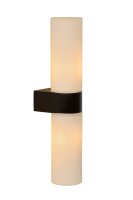 Wandlampe Up Down Glas G9 IP44 2-flammig L:29 cm