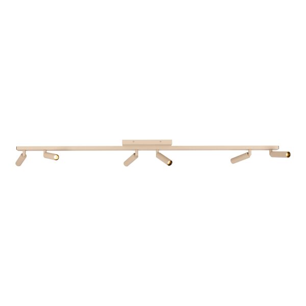 Deckenspot Aluminium Taupe flexibel G9 L:118 cm