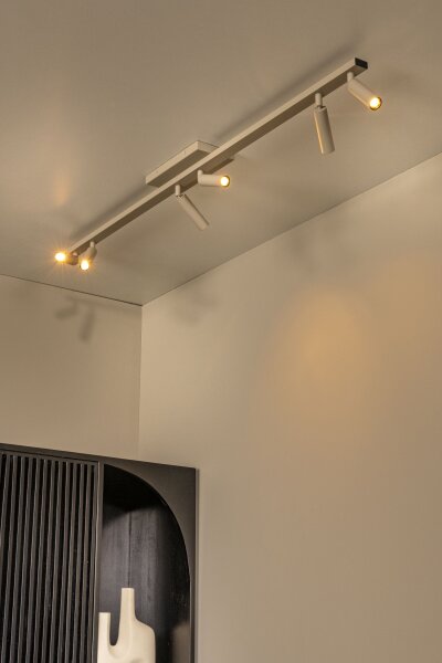 Deckenspot Aluminium Taupe flexibel G9 L:118 cm