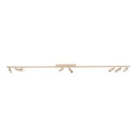 Deckenstrahler Aluminium Taupe flexibel G9 L:178 cm