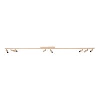 Deckenstrahler Aluminium Taupe flexibel G9 L:178 cm
