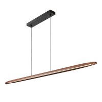 LED Hängelampe Holz Metall 2200 K L:180 cm edel