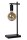 Tischlampe Metall Schwarz E27 H:52 cm modern edel