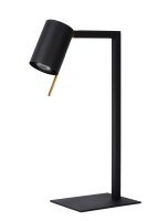 Tischleuchte flexibel Metall Schwarz GU10 H:50 cm